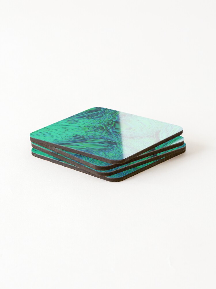 Thumbnail 4 of 5, Coasters (Set of 4), Distressed Water Ripple  designed and sold by JPsCreatorium.