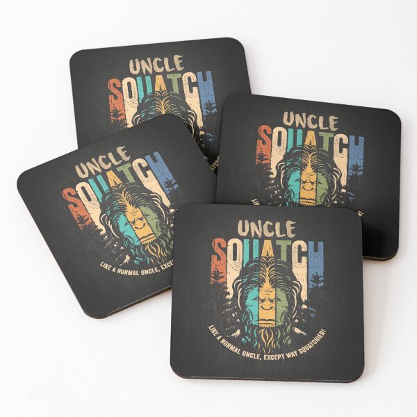 Item preview, Uncle Squatch - Cool, Retro Bigfoot Sasquatch - Squatchy Uncle Gift designed and sold by NatIntrovertSoc.