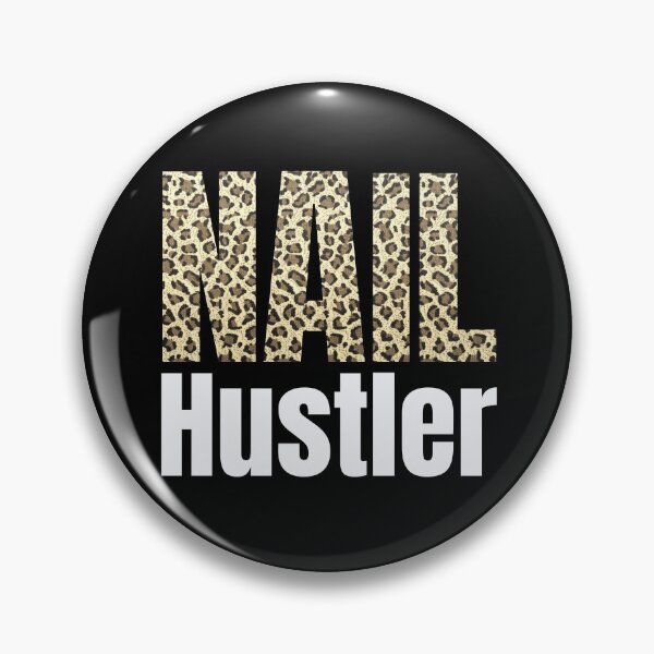 Item preview, Leopard Nail Hustler Nail Tech Techniques Nail Boss Nail Polish Art Beauticians Salon Décor designed and sold by Dr.YesOrNo.