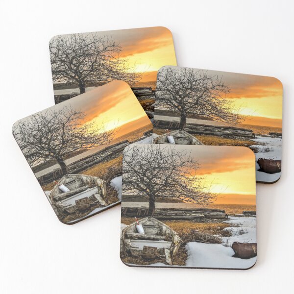 Item preview, Sunrise with the snowstorm coming designed and sold by LindaCPhoto.