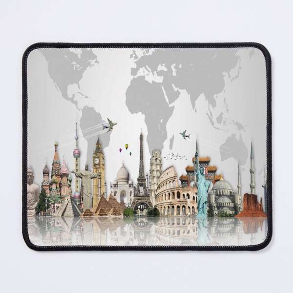 Item preview, Around the World in 30 Seconds. Monuments Around the World designed and sold by Athena Milonas.