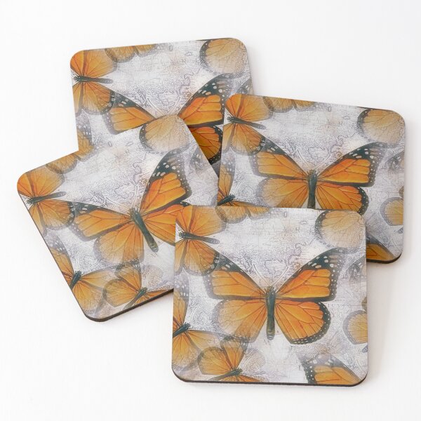 Item preview, ORANGE  BUTTERFLIES designed and sold by Kwayako.