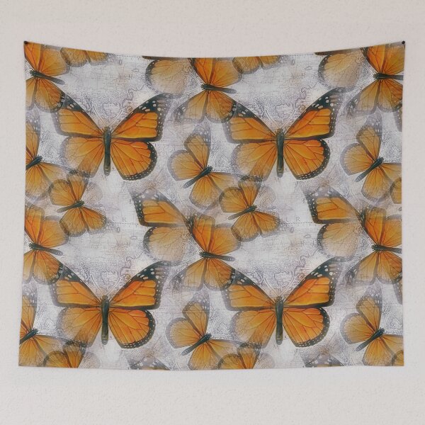 Item preview, ORANGE  BUTTERFLIES designed and sold by Kwayako.