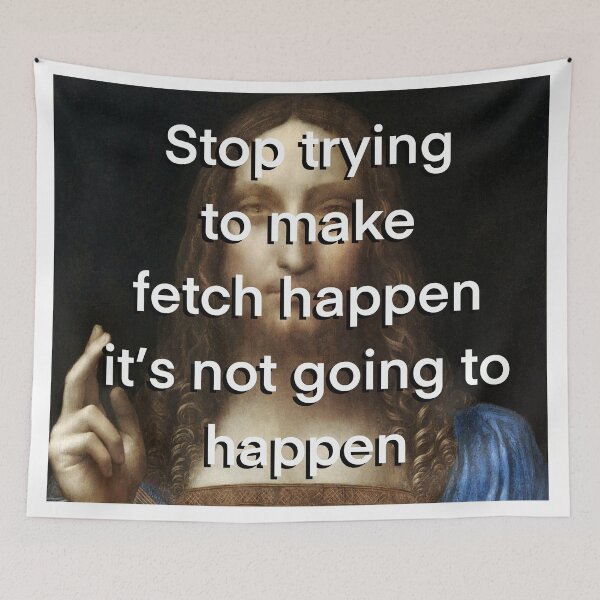 Item preview, Stop Trying to Make Fetch Happen Again designed and sold by KristaZed.