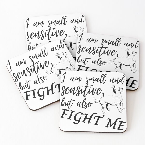 Item preview, I am small and sensitive, but also FIGHT ME designed and sold by notakename.