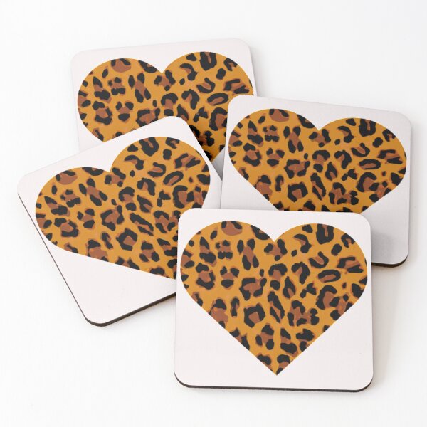 Item preview, Tan Leopard Print Heart designed and sold by LoriG2020.