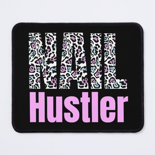 Item preview, Leopard Nail Hustler Nail Tech Techniques Nail Boss Nail Polish Art Beauticians Salon Décor designed and sold by Dr.YesOrNo.