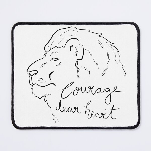 Item preview, Courage Dear Heart - Aslan designed and sold by cheyenne-leigh.