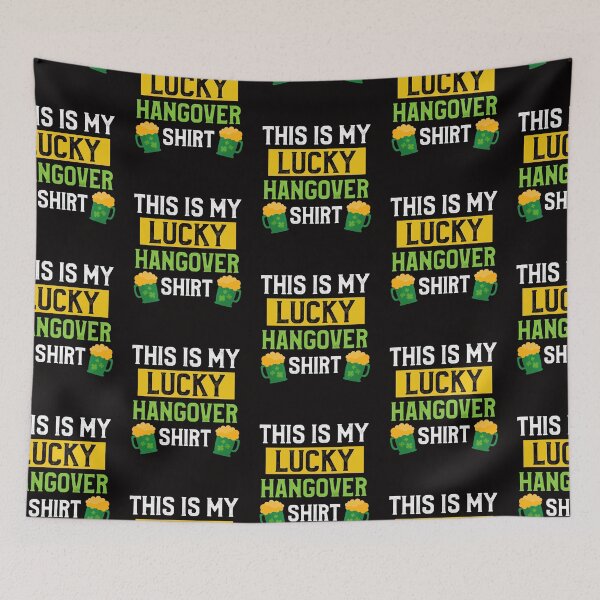 Item preview, Funny St. Paddy Shenanigans This Is My Lucky Hangover Shirt designed and sold by MagicSD Designs.