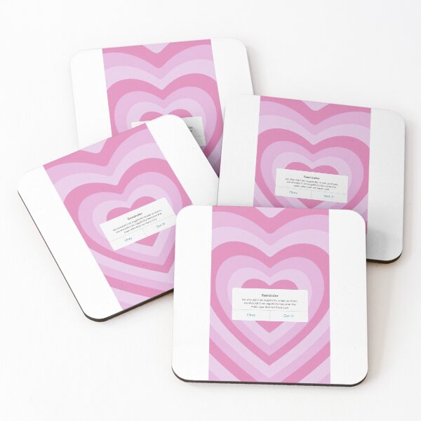 Item preview, Pink latte heart  designed and sold by Maddyscreations.