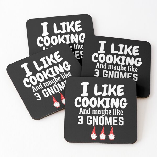 Item preview, i like cooking and maybe like 3 gnomes designed and sold by salahnewdesign.