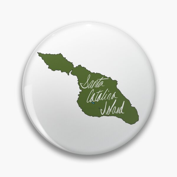 Item preview, Santa Catalina Island Map Named designed and sold by Corrie Mick.