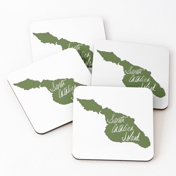 Item preview, Santa Catalina Island Map Named designed and sold by Corrie Mick.