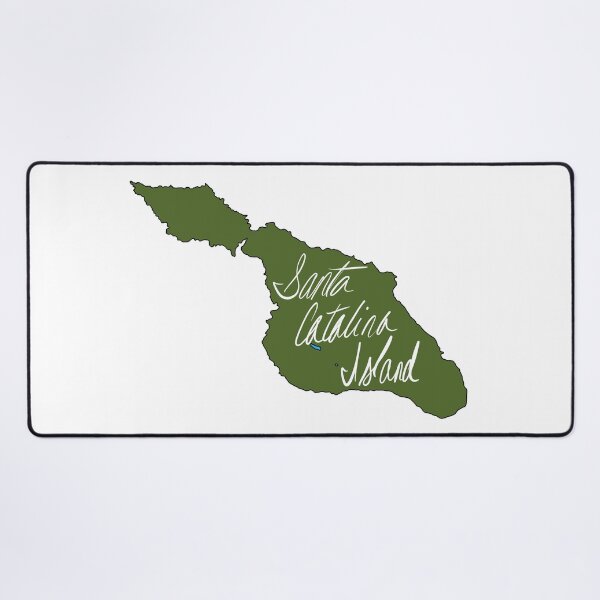 Item preview, Santa Catalina Island Map Named designed and sold by Corrie Mick.