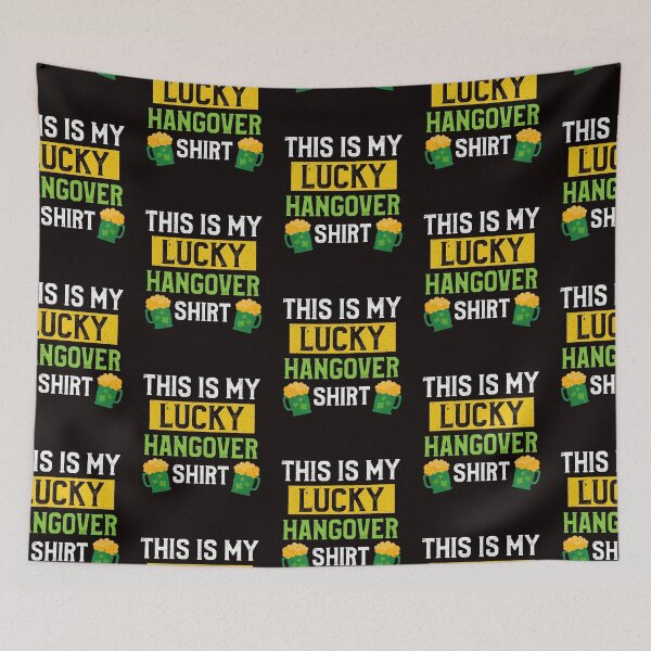 Item preview, Funny St. Paddy Shenanigans This Is My Lucky Hangover Shirt designed and sold by MagicSD Designs.
