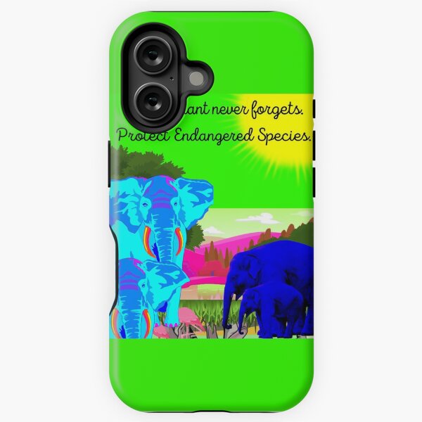 Item preview, Elephant Endangered Specied designed and sold by crazycow1611.