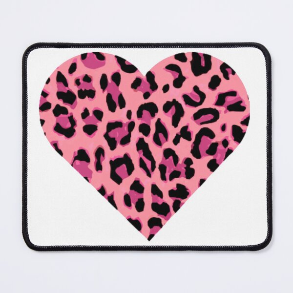 Item preview, Pink Leopard Print Heart designed and sold by LoriG2020.