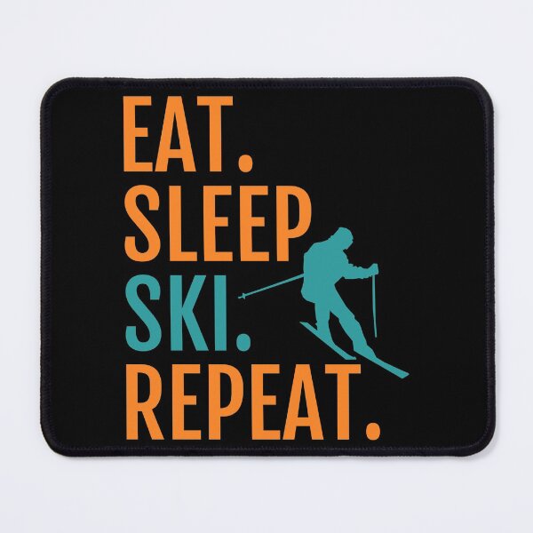 Item preview, Eat Sleep Ski Repeat Skiing designed and sold by TKsTees.