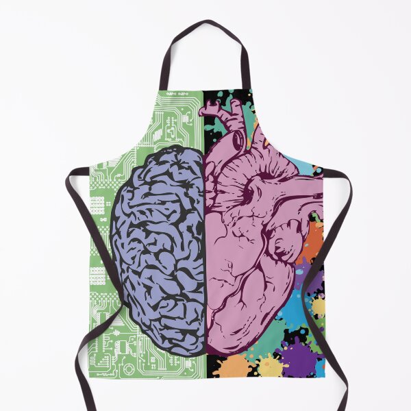 Item preview, Brain and heart Logic and emotion designed and sold by RafaelLima7.