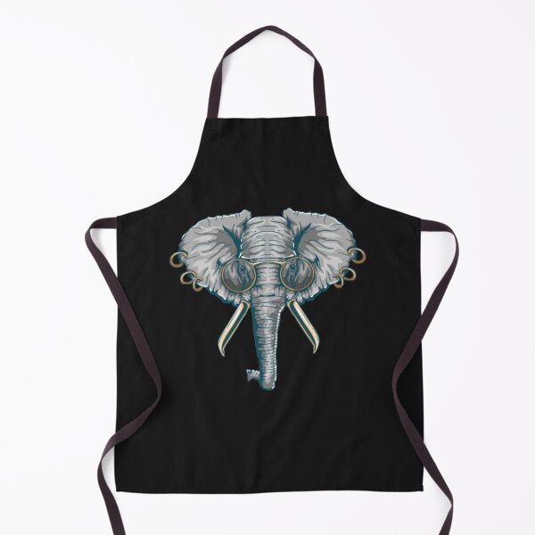Item preview, Vintage Elephant with Pierced Ears designed and sold by StarcyWol.