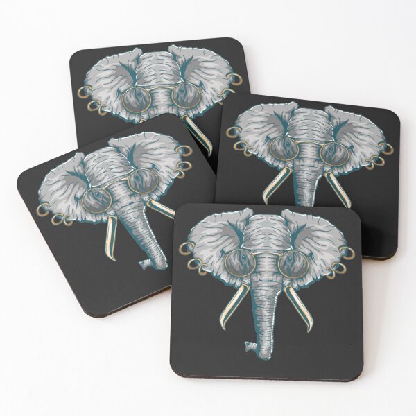 Item preview, Vintage Elephant with Pierced Ears designed and sold by StarcyWol.