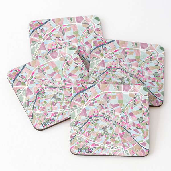 Item preview, Paris Map designed and sold by MarcyBrennanArt.
