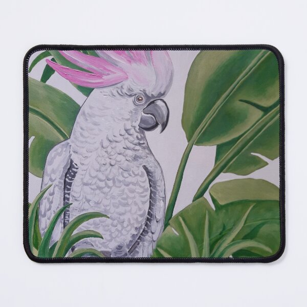 Item preview, Tropical Bird Cockatoo Pink, art by Miguel Matos Official designed and sold by MiguelMatosArt.