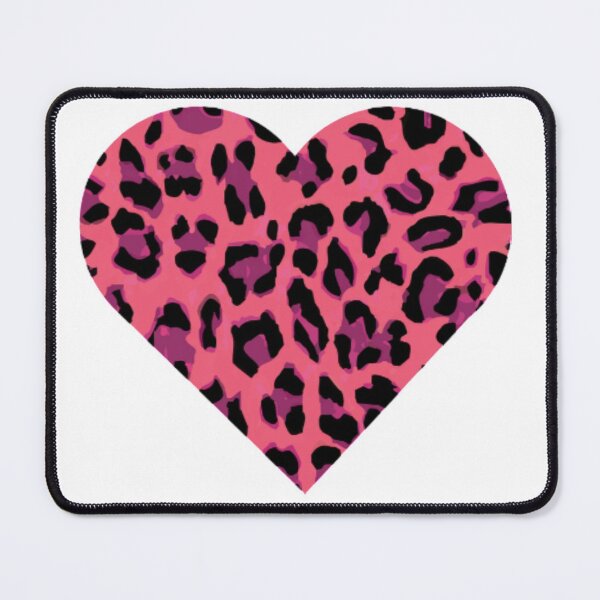 Item preview, Pink and Purple Leopard Print Heart designed and sold by LoriG2020.