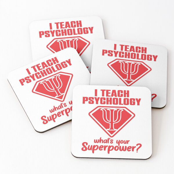 Item preview, Doy clases de psicología, ¿cuál es tu superpoder? símbolo rojo designed and sold by Panda2Shop.