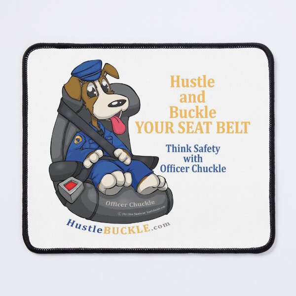 Item preview, Hustle and Buckle with Officer Chuckle designed and sold by Shan Shankaran.