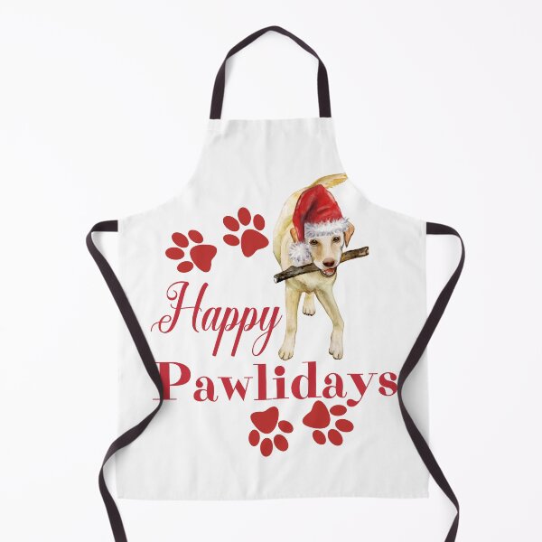 Item preview, Cute Happy Pawlidays Lab Dog designed and sold by Wheeler-Styl3.