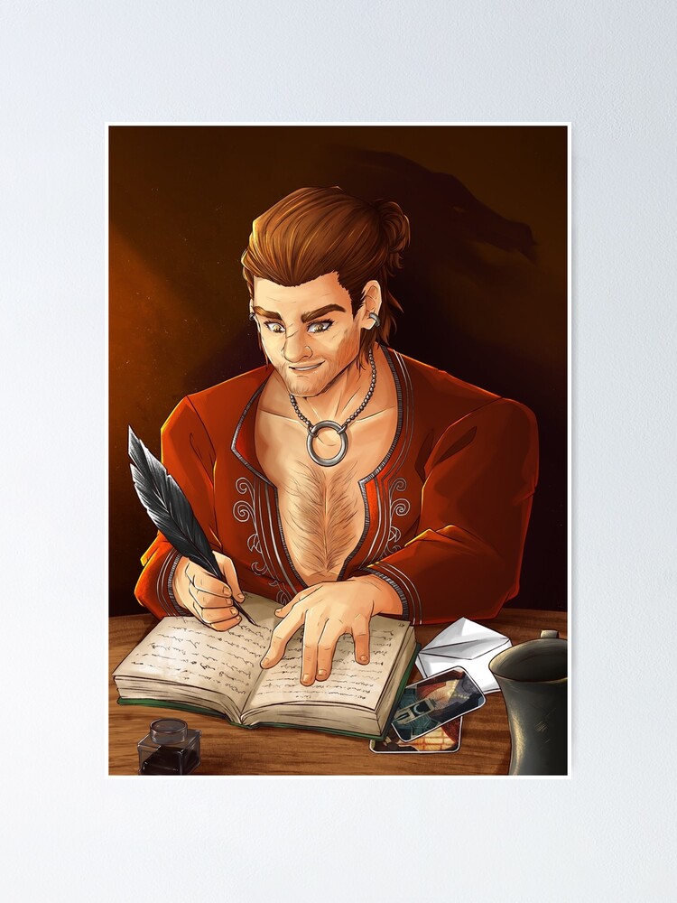 "Varric Tethras Storyteller, Rogue, Viscount of Kirkwall and totally tag along