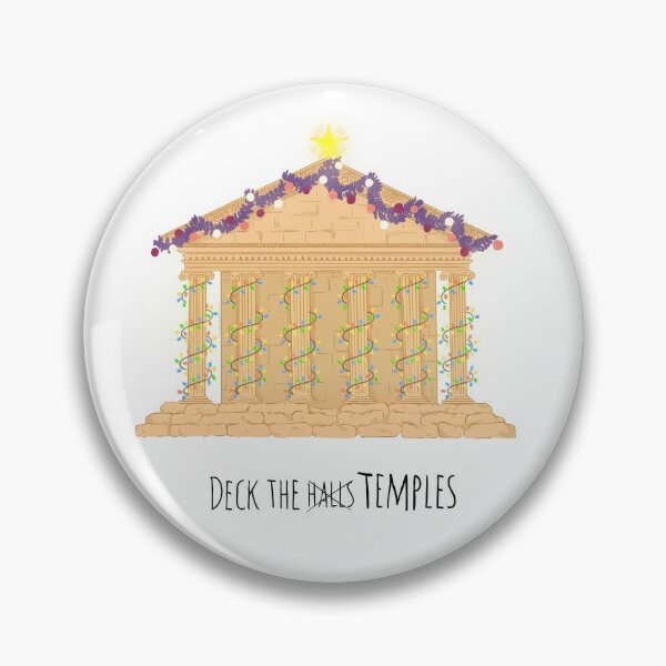 Item preview, Deck the Temples designed and sold by ClassicsForPlebs.