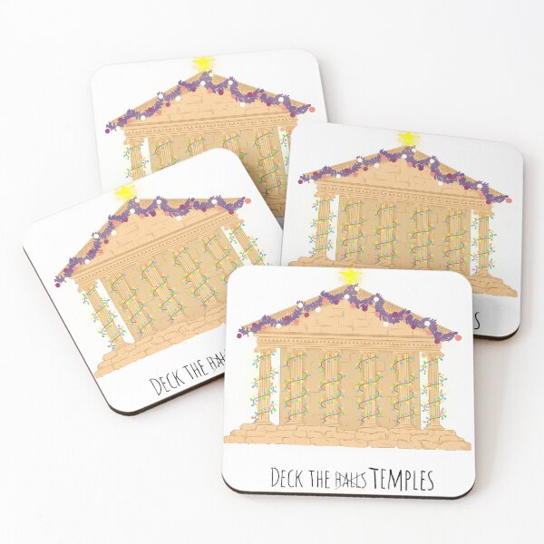 Item preview, Deck the Temples designed and sold by ClassicsForPlebs.