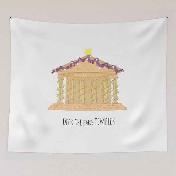 Item preview, Deck the Temples designed and sold by ClassicsForPlebs.