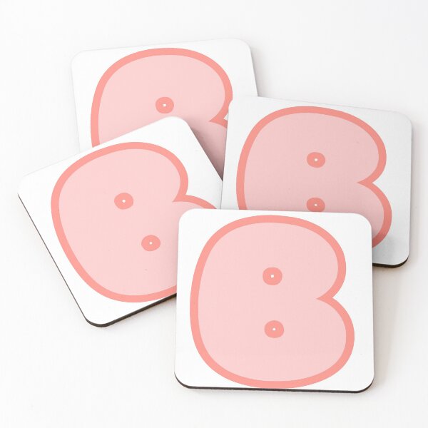 Item preview, B letter pink  designed and sold by Aileenl07.