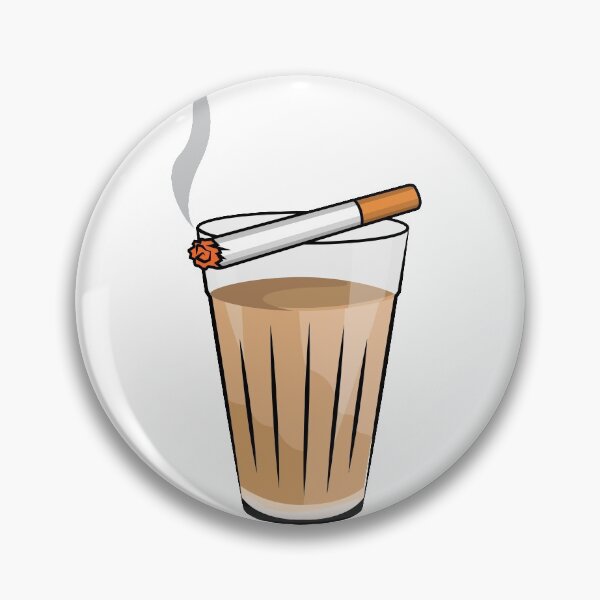 Aperçu de l'œuvre thé et cigarette Petit déjeuner créée et vendue par ShopEasy9.