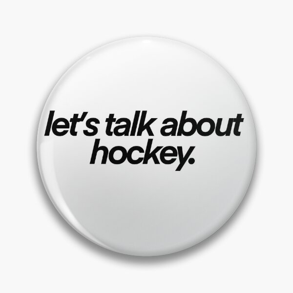 Item preview, let’s talk about hockey  designed and sold by mtayzart.