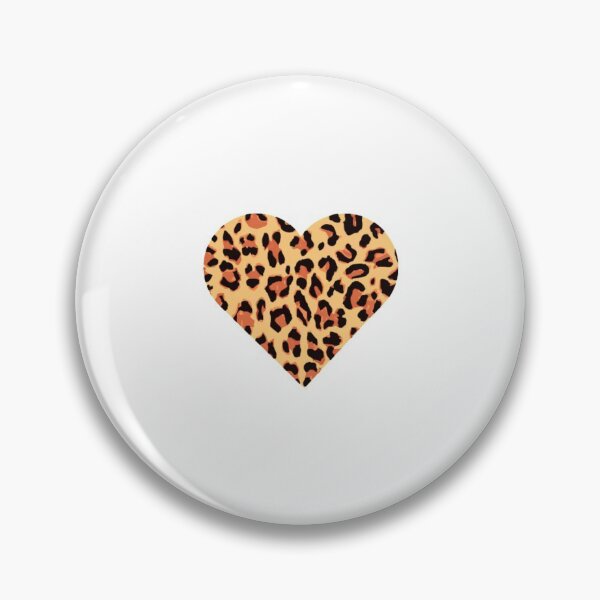 Item preview, Brown and Tan Leopard Print Heart designed and sold by LoriG2020.