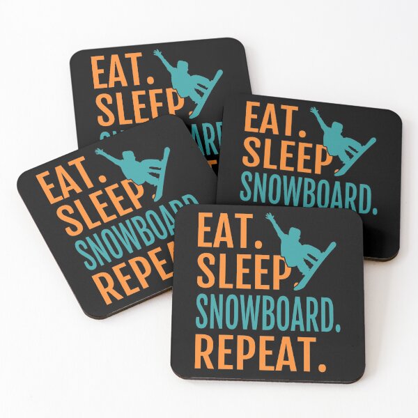 Item preview, Eat Sleep Snowboard Repeat designed and sold by TKsTees.