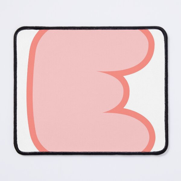 Item preview, E letter pink sticker designed and sold by Aileenl07.