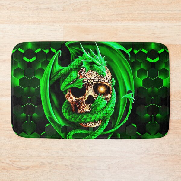 Item preview,  Dragon and Tribal Skull designed and sold by Gothic Fantasy.
