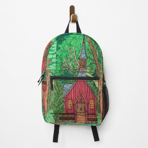 Item preview, Little Red Church designed and sold by LuvbuzzArt.