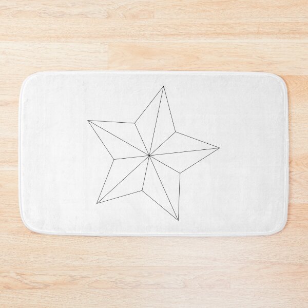 Item preview, COLOUR ME! Happy Christmas Star, black and white, colouring page style, colour your own Christmas card, sticker, t-shirt, bag, art print, notebook cover! Great gift for kids! designed and sold by Susan Marie Williams.