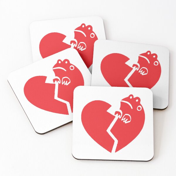 Item preview, heartbreak frog logo designed and sold by moosesharkrhino.
