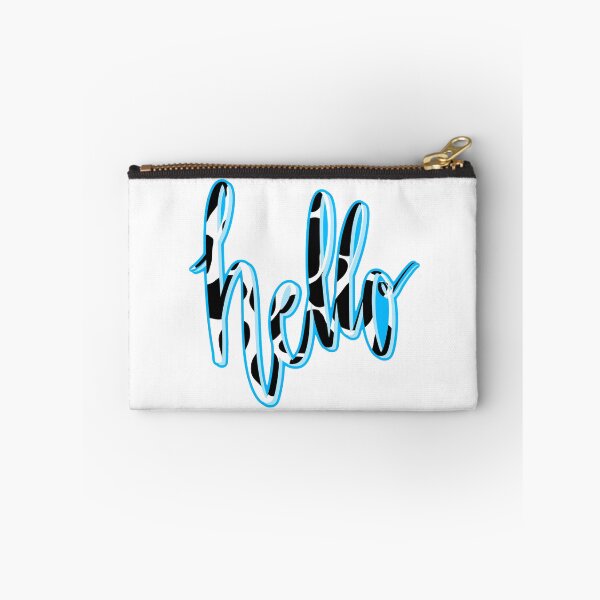 Item preview, hello calligraphy cow print designed and sold by lilystickers65.