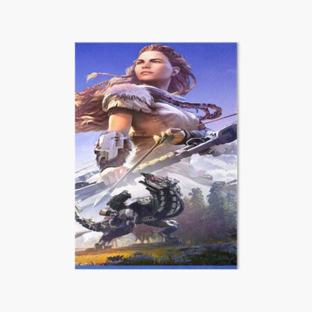 Horizon Zero Dawn Machines Fight Wallpaper Art Board Print By Pasu979 Redbubble