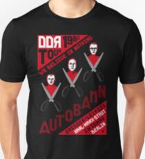 Autobahn 1982 East German Tour T-Shirt Unisex T-Shirt