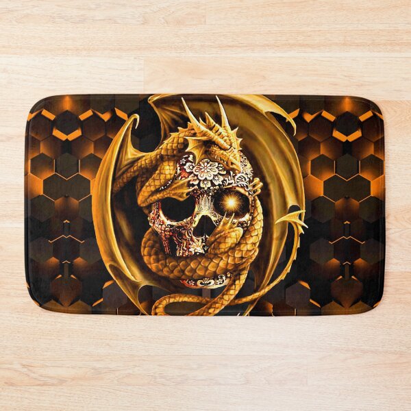 Item preview,  Dragon and Tribal Skull designed and sold by Gothic Fantasy.