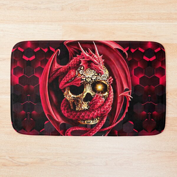 Item preview,  Dragon and Tribal Skull designed and sold by Gothic Fantasy.